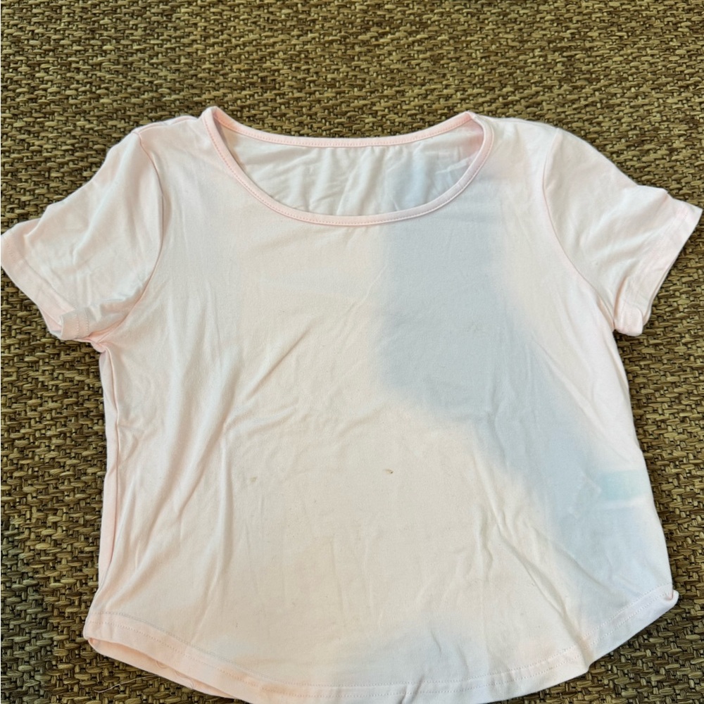 Women's Pink Short Sleeve Top